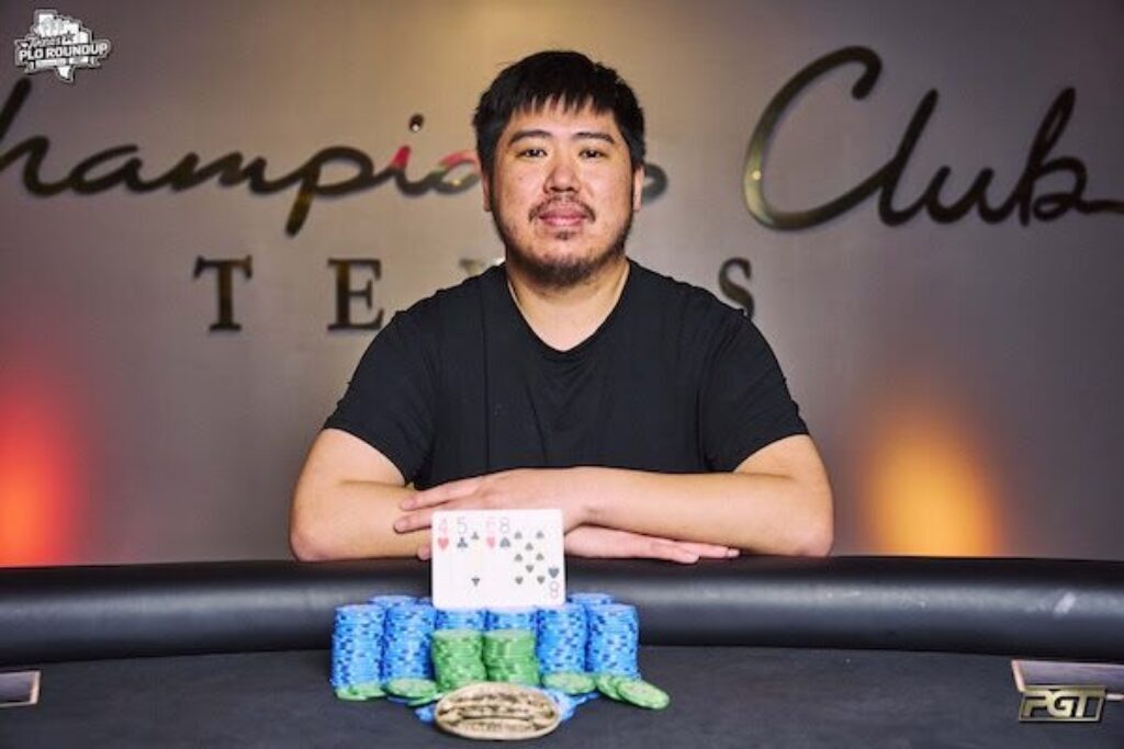 Lawrence Chang Wins First-Ever PGT Texas PLO Roundup Main Event for $300,000