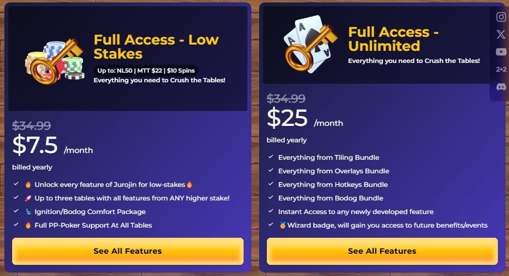 Jurojin Poker Bundles & Pricing