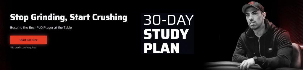 plomastermind 30-day study plan for 4 card plo