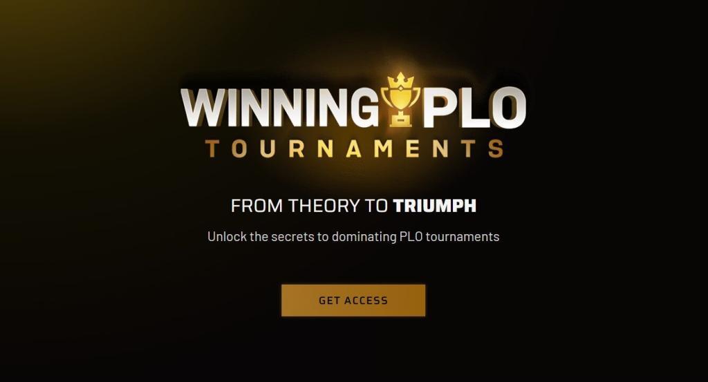 Winning PLO tournaments