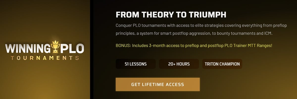 Winning PLO tournaments 1200x400